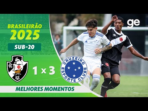 Gols e lances de Vasco da Gama x Cruzeiro