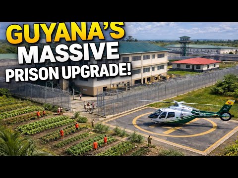 Inside Guyana’s Modern Prison: Gardens, Helicopters & $6B Transformation