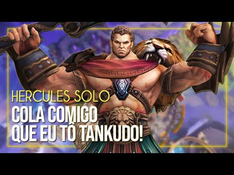 EU TO MUITO TANK! | HERCULES SOLO (Ranked Conquista Smite Brasil) ft. Zurigui