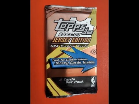 MELO ROOKIE! SWEET! Pulled a Carmelo Anthony RC from a 2003-04 Topps Jersey Edition basketball pack!