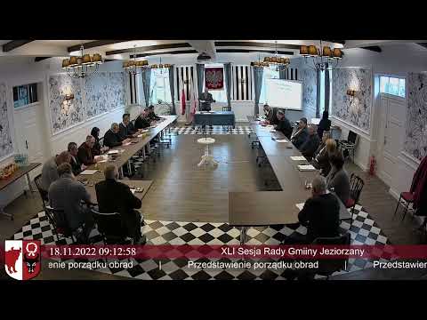 XLI Sesja Rady Gminy Jeziorzany - transmisja