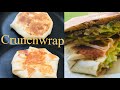 Crunch Wrap Supreme Taco Bell Style Without Extra Tortilla Veg Crunch Wrap Crunch Wrap With Beans