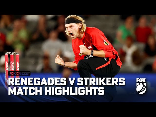 Melbourne Renegades vs Adelaide Strikers – Match Highlights | 24/01/23 | Fox Cricket