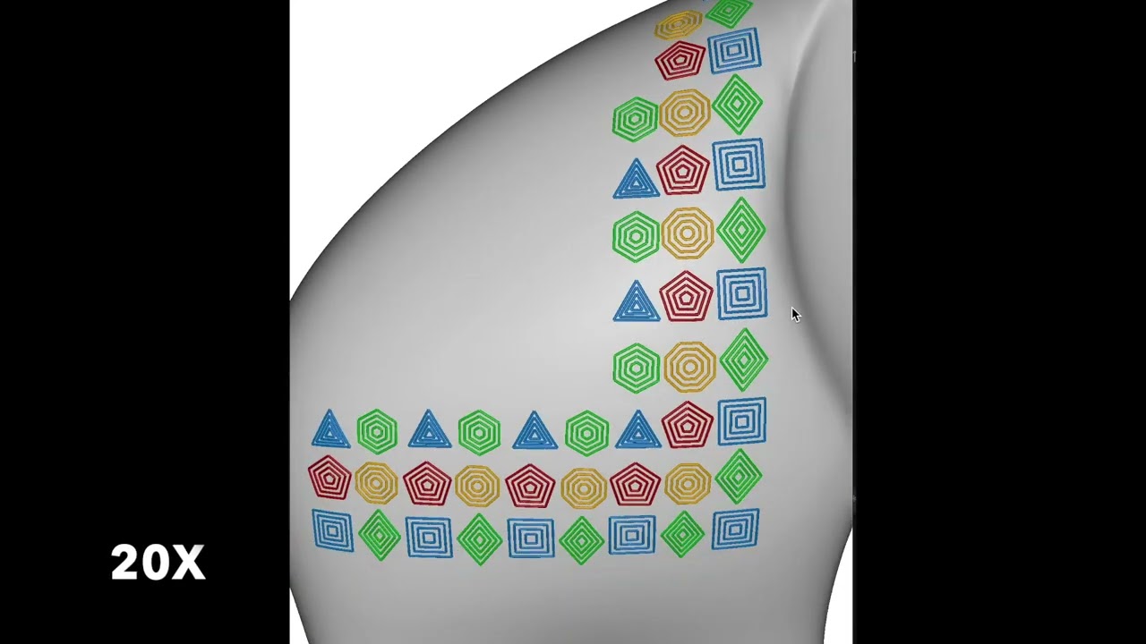 Vector graphics on surfaces using straightedge and compass constructions