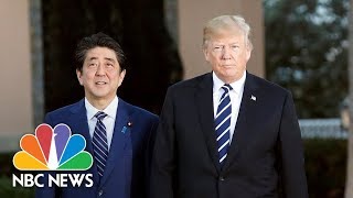 President Donald Trump Hosts Joint Press Conference With Japan Prime Minister Shinzō Abe | NBC News
