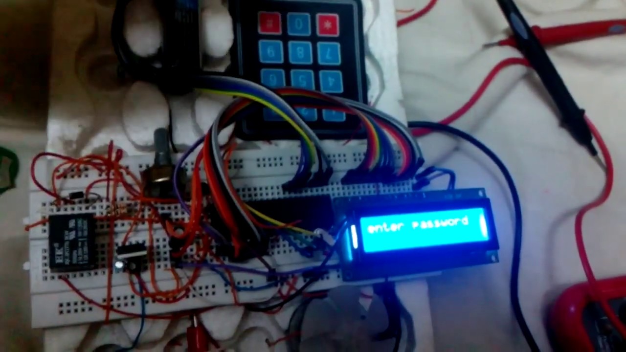 Password based Lock-  Complete code+circuit diagram+working