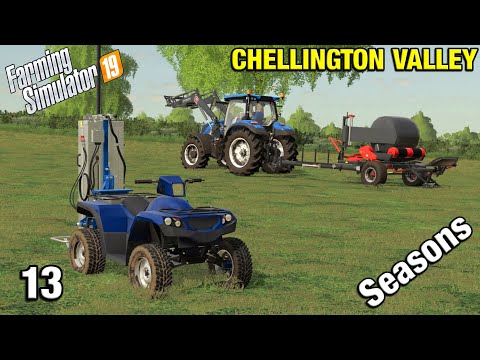 QUAD BIKE FUN! Chellington Valley Timelapse - FS19 Ep 13