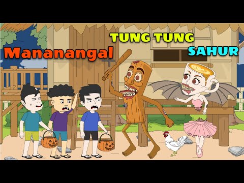 BALIRINA MANANANGAL AT TUNG TUNG SAHUR TRICK OR TREAT HORROR | Pinoy Animation