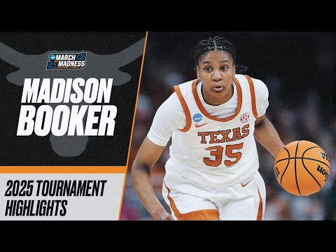 Madison Booker 2025 NCAA tournament highlights