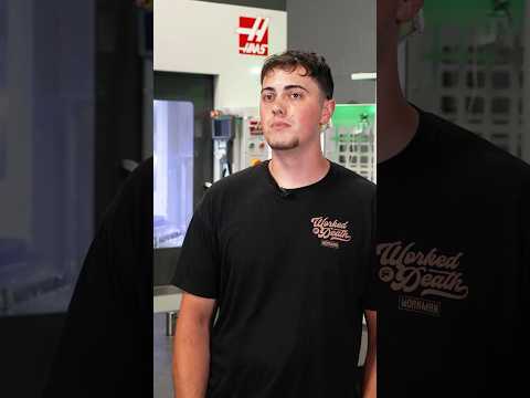 23 years old and already running with the big machines. #haascnc #haasautomation #haastooling #haas