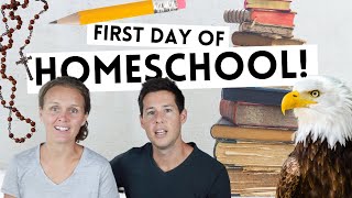 LIVING THE WAY Vlog // First Day of Homeschool!