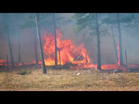 Schroeder Road Fire Coverage on the front lines, Rapid City SD