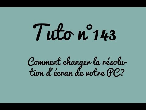 comment regler taille ecran ordinateur