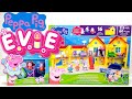 EVIE PIG NEW Peppa Pig S Big Family House Playset And Park Fun Unboxing No Talking ASMR