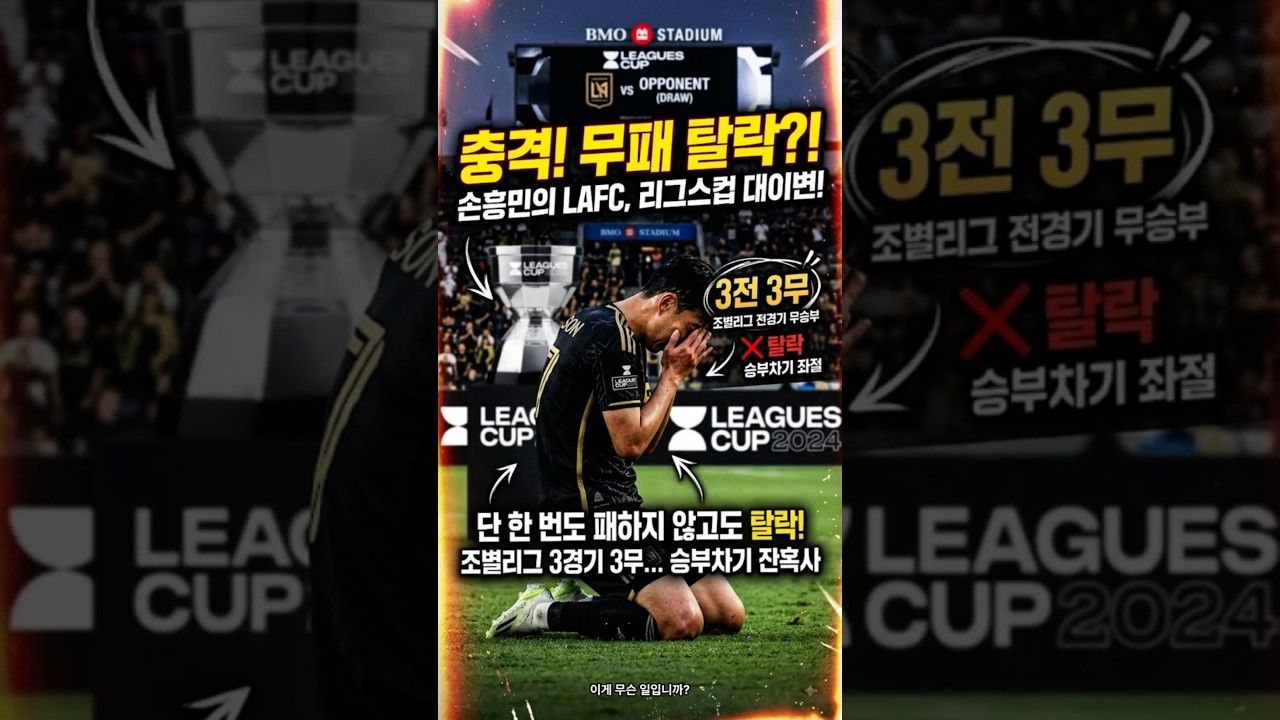 "손흥민 무패인데 왜 탈락해?"