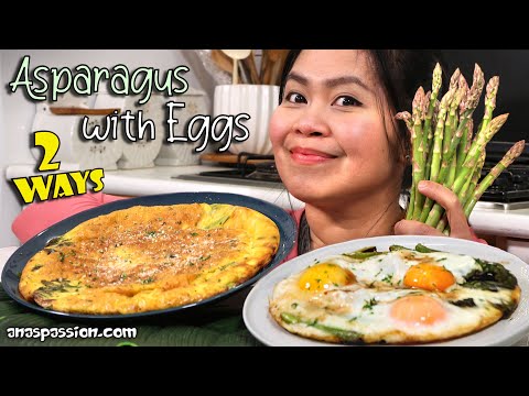 How to Cook Eggs and Asparagus | Quick Easy 2 Ways | How to Clean and Cook Asparagus