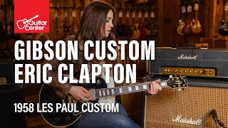 Video thumbnail for Gibson Custom Eric Clapton 1958 Les Paul Custom | Demo and Overview with Angela Petrilli by Guitar Center