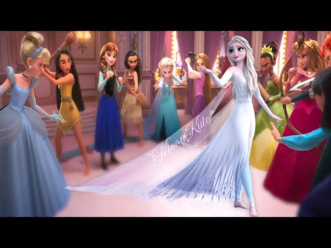 Elsa Frozen 2 VS Disney Princesses