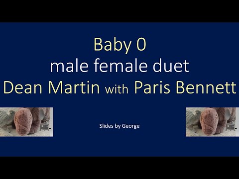 Dean Martin Paris Bennett   Baby O  duet