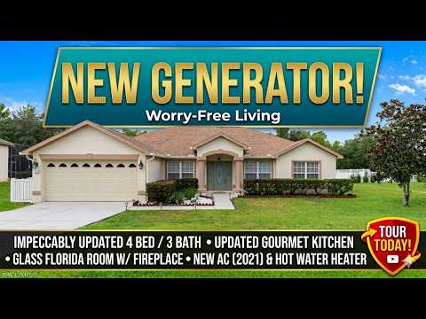 Moving to Sugarmill Woods? Tour This Turn-Key 4-Bedroom Home MLS#846549