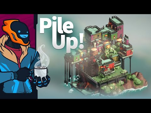 Zen Vertical Townscaper - Pile Up! [Demo]