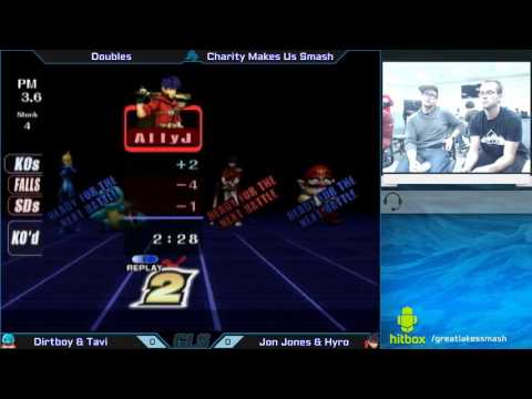 Charity Makes Us Smash Project M Doubles - Dirtboy & Tavi vs. Jon Jones & Hyro