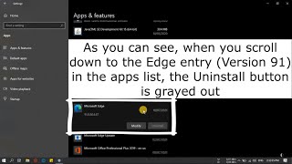 How to uninstall the Edge browser in Windows 10 using PowerShell