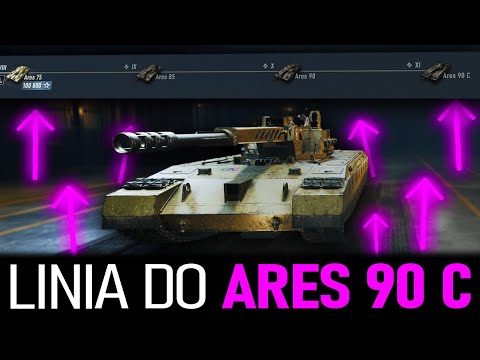 GRAMY LINIĄ do ARES 90 C |  Nowiutka linia czołgów ŚREDNICH!