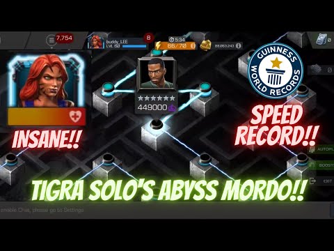 TIGRA SOLO'S ABYSS MORDO IN INSANE FIGHT AND GETS THE SPEED RECORD KO!!