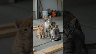She Was Protecting Her Kittens in a Dirty Corner… So We Built Them a Home 🐱❤️