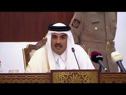 خطاب سمو الامير في افتتاح الدورة الـ47 لمجلس الشورى