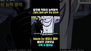 원피스 겟코 모리아가 먹은 그림자 열매 능력 49초 요약