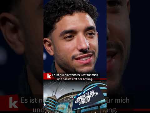 Marmoushs erste Worte bei Manchester City #shorts