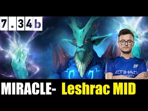 MIRACLE- PLAYING Leshrac MID 7.34b - DOTA 2 HIGHEST MMR MATCH #dota2  #dota2gameplay