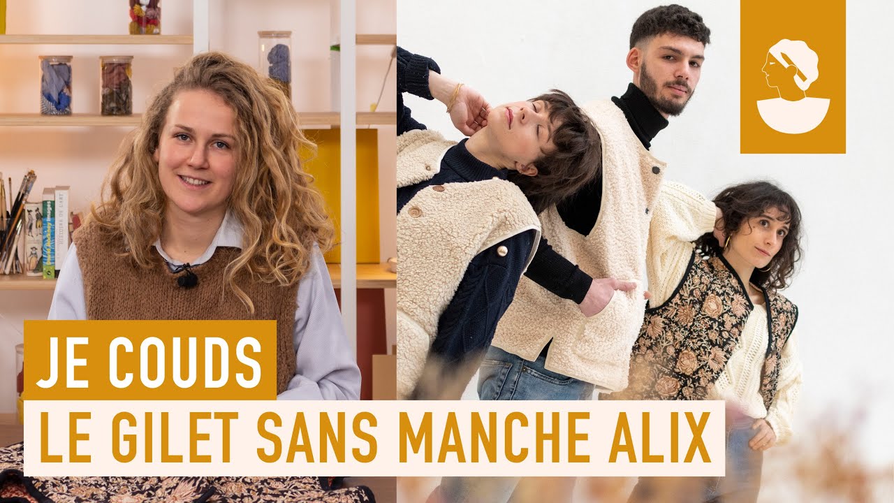Je couds le gilet sans manche Alix
