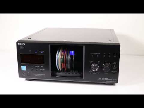 A DVD PLAYER JUKEBOX!!! Sony 400 Disc DVD CD SACD Changer Library DVP-CX995V