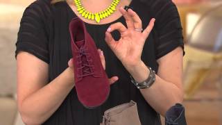 Clarks Water Resistant Suede Ankle Boots - Ingalls Lace with Jill Bauer