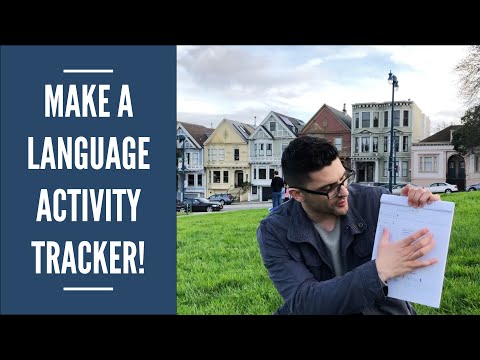 How To Make A Language Tracking Sheet!