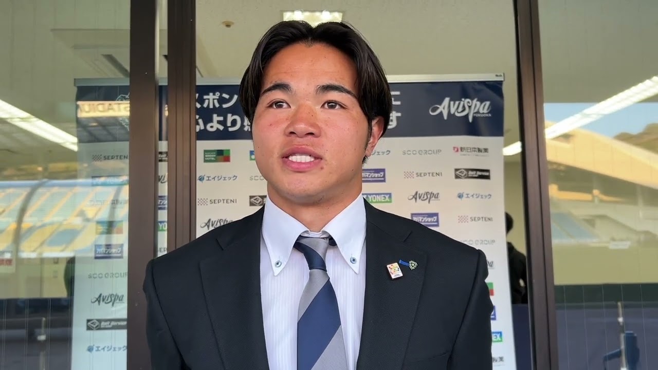 辻岡佑真 選手の試合後インタビュー（第8節ガンバ大阪戦）