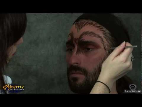 Werewolf Makeup How-to, Werewolf Halloween Makeup Tutorial
