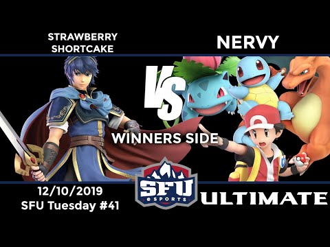 SFU Tuesday #41: Strawberry Shortcake (Marth) vs Nervy (Pokemon Trainer) - Winners Round 3