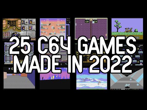 25 C64 Games Made in 2022