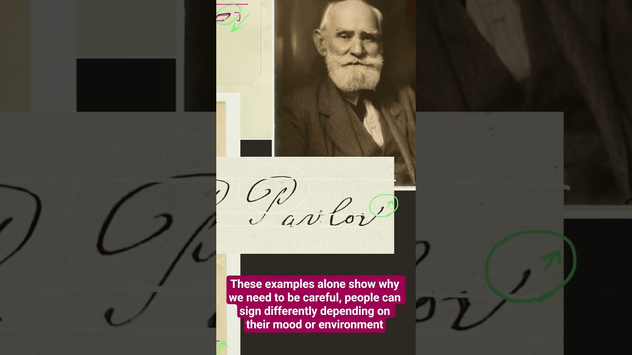 Ivan Pavlov's Signature Analysis & Redesign | Psychology + Graphology Insights for Signature Design