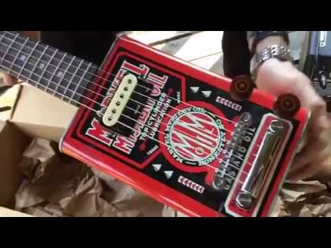 Unboxing a Vintage Series Oil Can Guitar | Bohemian Guitars Marvel Mystery Oil