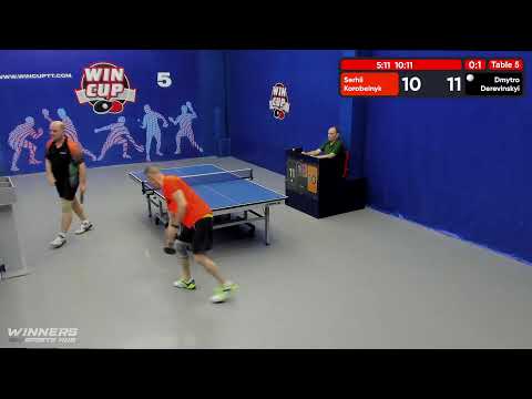 22:00 Коробейник Сергей (0:3)  Деревинский Дмитрий стол 5  ЮГ-6  22.06.22