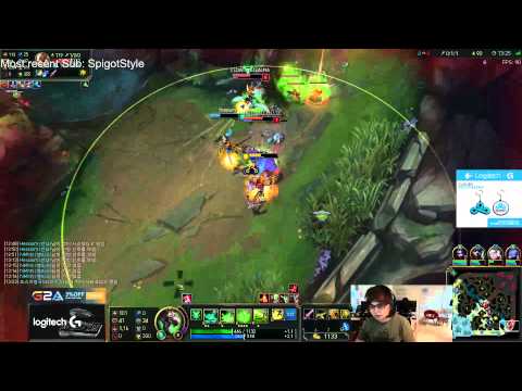Sneaky duo Incarnation vs Niels - Twitch vs Corki ADC - League of Legends