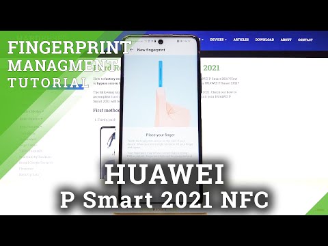 How to Add Fingerprint in HUAWEI P Smart 2021 NFC – Set Screen Lock