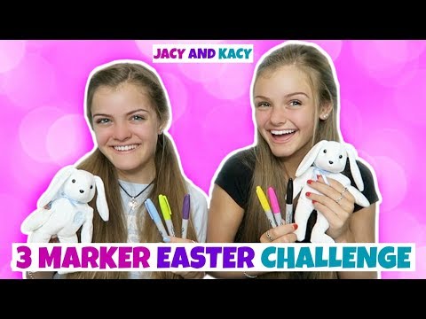 3 Marker Easter Challenge ~ Jacy and Kacy