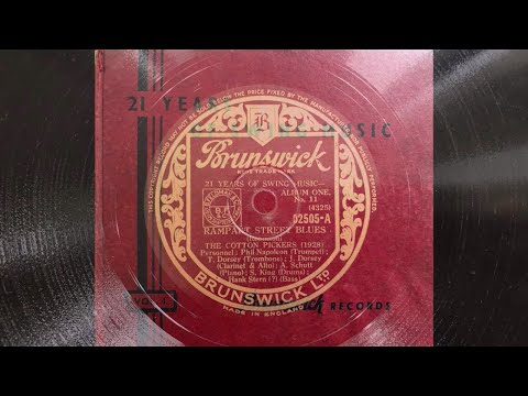BRUNSWICK 21 Years of Swing Music: THE COTTON PICKERS Rampart Street Blues  RED NICHOLS Nobody Knows