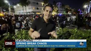 Spring Breakers Defy Covid Curfews (America This Morning)